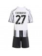 Billige Juventus Andrea Cambiaso #27 Hjemmedraktsett Barn 2025-26 Kortermet (+ Korte bukser)